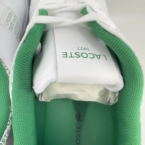 NEW Lacoste Thrill 120 2 US SMA Leather Sneakers 7-39SMA0050042 White Mens 13 - Picture 6 of 9